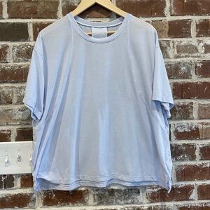 Sweaty Betty Sky Blue Short Sleeve lightweight Tee